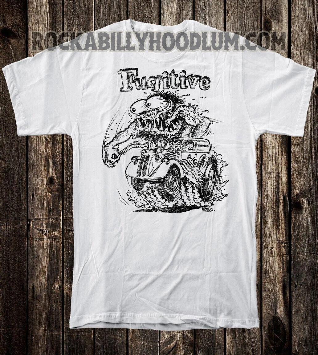 

Retro Hot Rod Tee T Shirt Art Ed Big Daddy Roth Monster Fugitive S