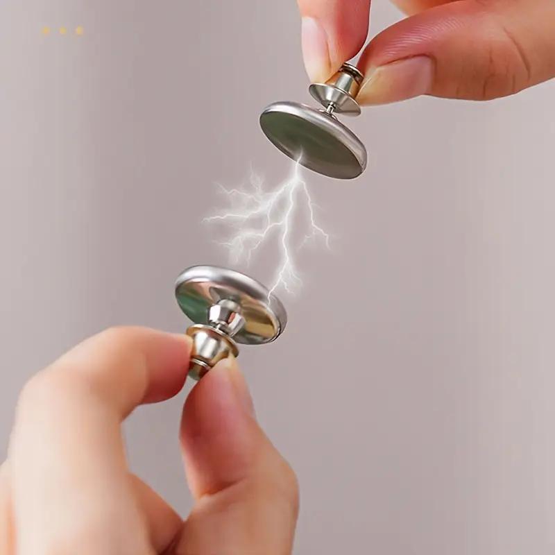 2 Pezzi di Fissaggi per Spazi delle Tende Fibbie a Chiusura Magnetica Ad Entrambe le Estremità del Bordo della Tenda da Doccia Clip a Gancio sul Lato Per Prevenire la Fuoriuscita di Luce
