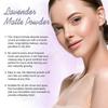 Candy Bella Chillab Lavender Matte Powder, Lavender Matte Powder Oil Control, with Powder Puff, Long-Lasting Makeup
