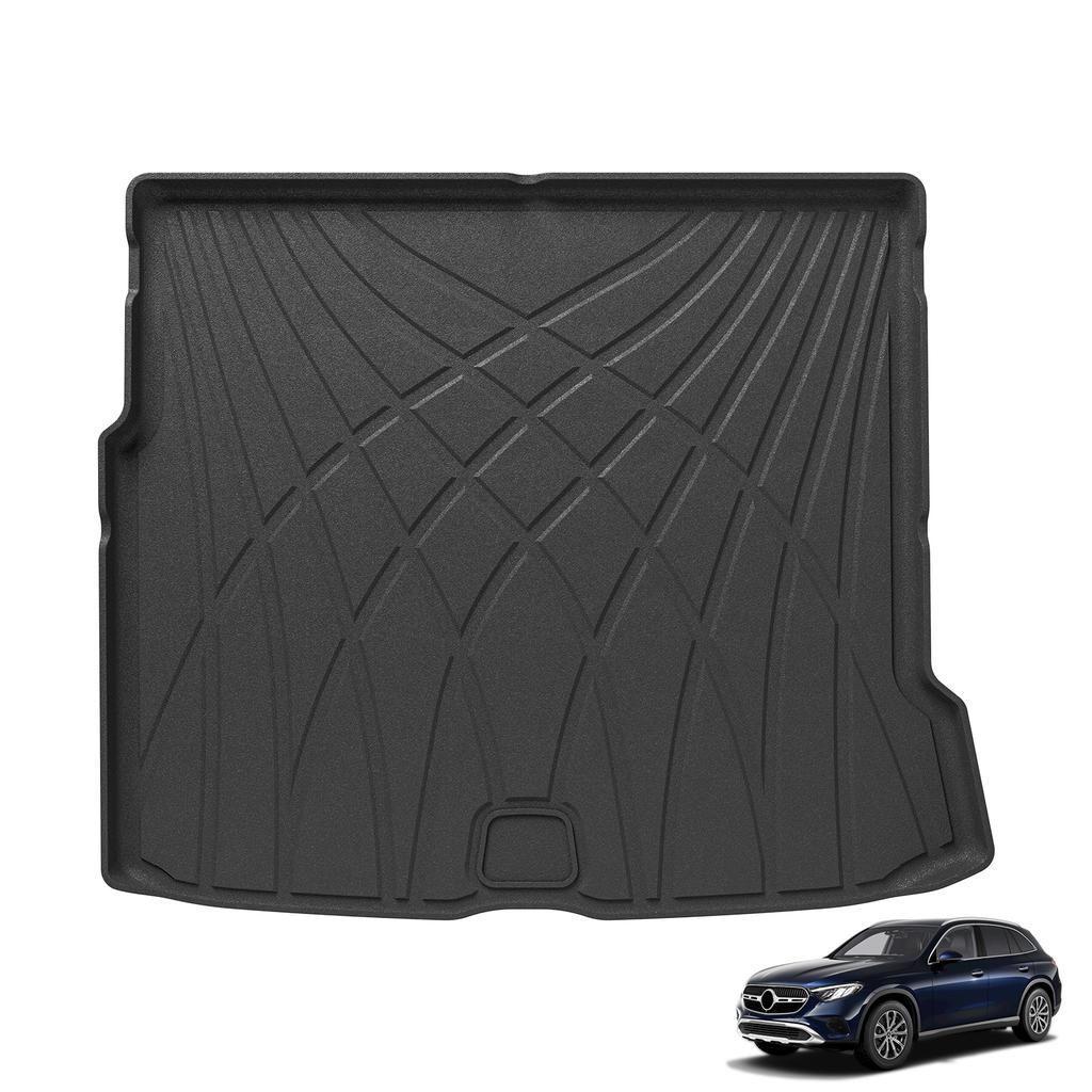 Smabee Left Drive for Benz GLC SUV 2023-2026 (Not for Coupe & PHEV (350e)) 5seat TPE 3D Car Floor Mats Trunk Pad Accessoreis