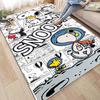 Non-slip Area Rug for Living Room with Snoopy Cartoon Design, Soft Rug for Bedroom, Children's Playroom, Sofa, Home Decor, Doorm