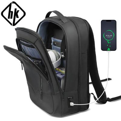 Zaino da uomo Zaino per laptop espandibile da uomo Zaino impermeabile da 15,6 pollici Zaino da viaggio Donna Uomo Office College