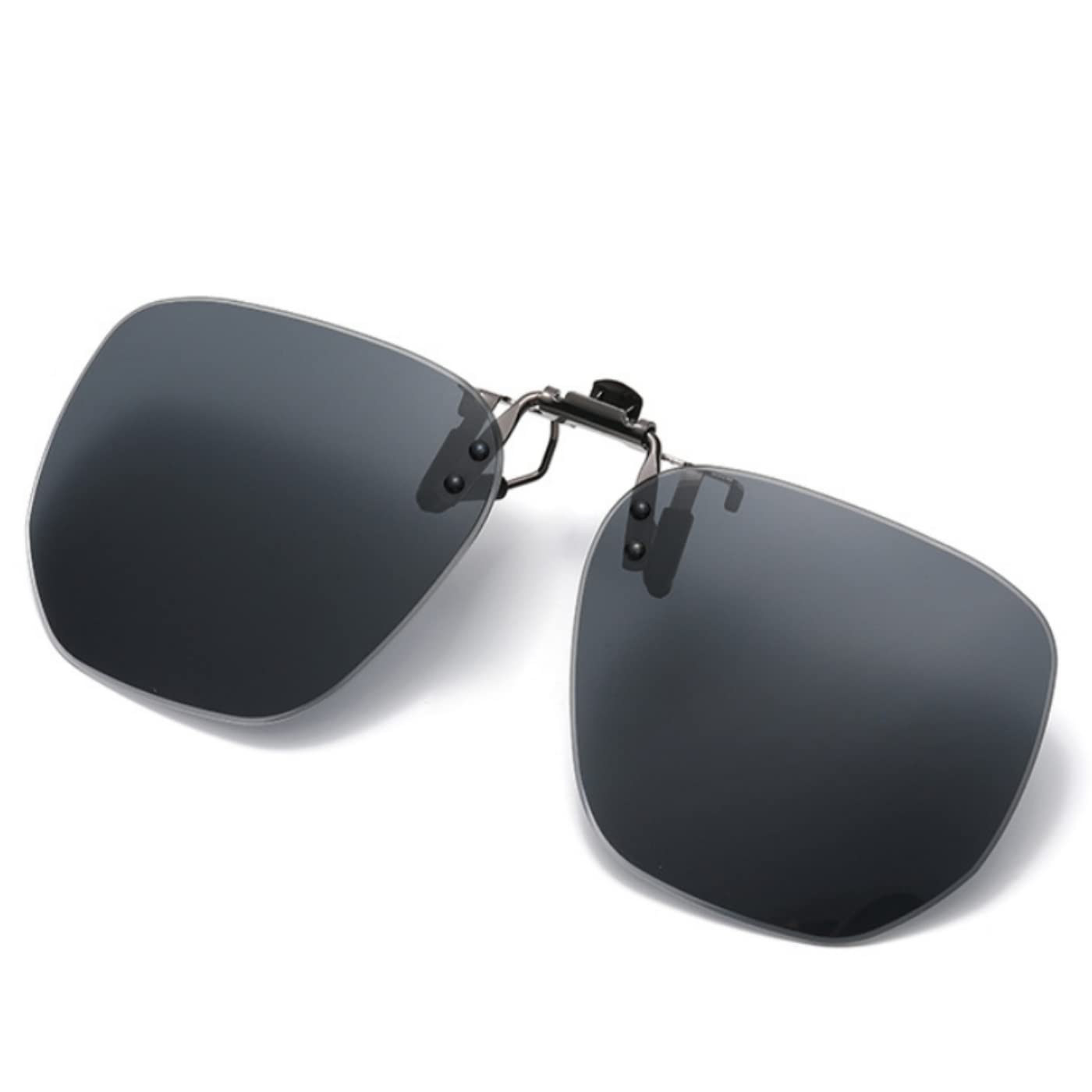 

REGANOIR Clip-on Polarized Sunglasses, Flip-Up Design, UV Protection, for Cars, Motorcycles, Driving, Fishing, and Outdoor Activities, Men s (Black)