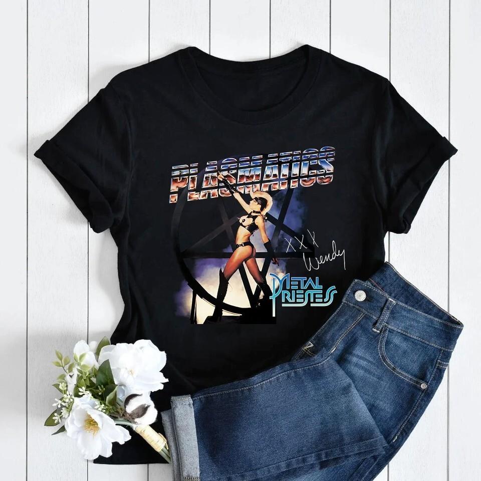 Vintage Plasmatics Wendy O. Williams Cotton All Size Unisex Black Shirt AA1658 Unisex T-Shirt XL
