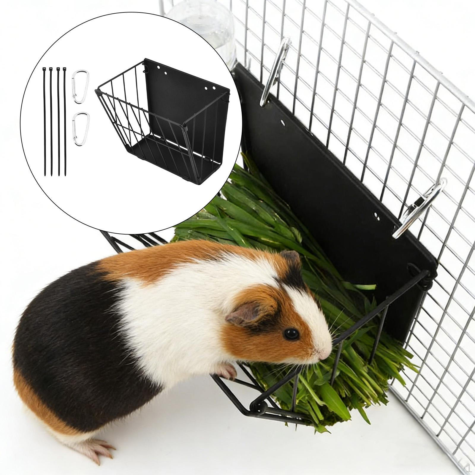 Foldable Rabbit Hay Feeder Holder Cage Accessories Container Outside Portable Grass Rack Bunny