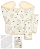 PureHug by Childcare Baby Carrier Drool Drool Baby Carrier with Chest Car Heart [Recommended Workers] Cover, Pad, Pad, 3-Piece Set, 100% Cotton,