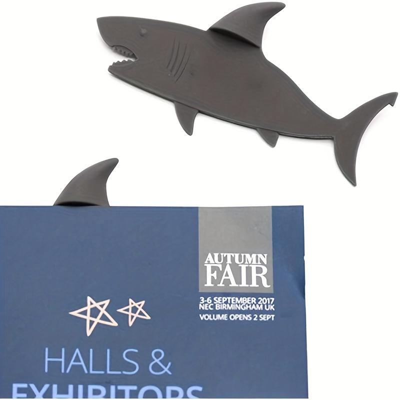 Ouyaohong Shark-Shaped Bookmark - Durable, Cute Animal Design For Book Lovers - Quirky & Fun Reading Accessory For Books And Folders