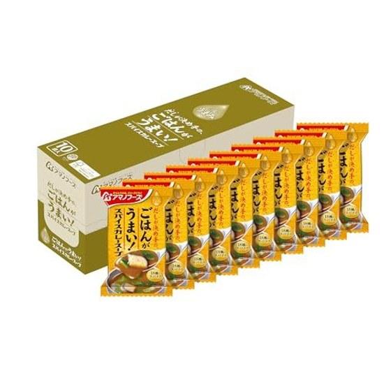 Amano Foods Umami Rice is Delicious Spice Curry Soup 8.7g10 pieces Freeze-Dried Instant