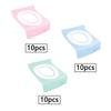 10Pcs Disposable Toilet Pads for Kids Adults Pregnant Women Toilet Seat Mat for Hotel Camping Public Toilet Outdoors Trip