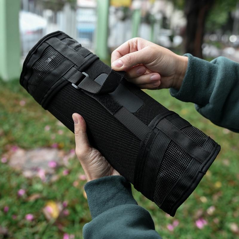 Speaker Carrying Belt Strap Case Carrying Storage Box for SRS XB43 Speaker Storage Mesh Holder Handle/ Shoulder Strap