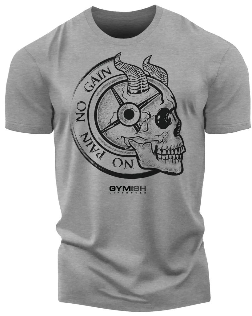 Pánské tričko Movement Fitness s krátkým rukávem volný sportovní oděv klasická barva oblečení do posilovny fitness vybavení 3D potisk topy trička