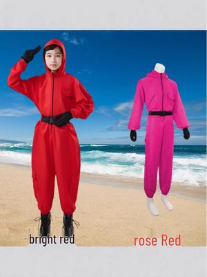 Children's Money Heist Dalí Jumpsuit Halloween Cosplay Costume