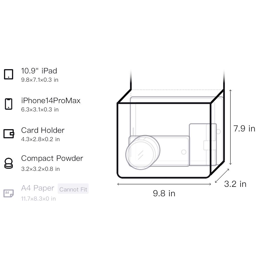 New LiNing Nylon Shoulder Bag Unisex Black ABDU225-3