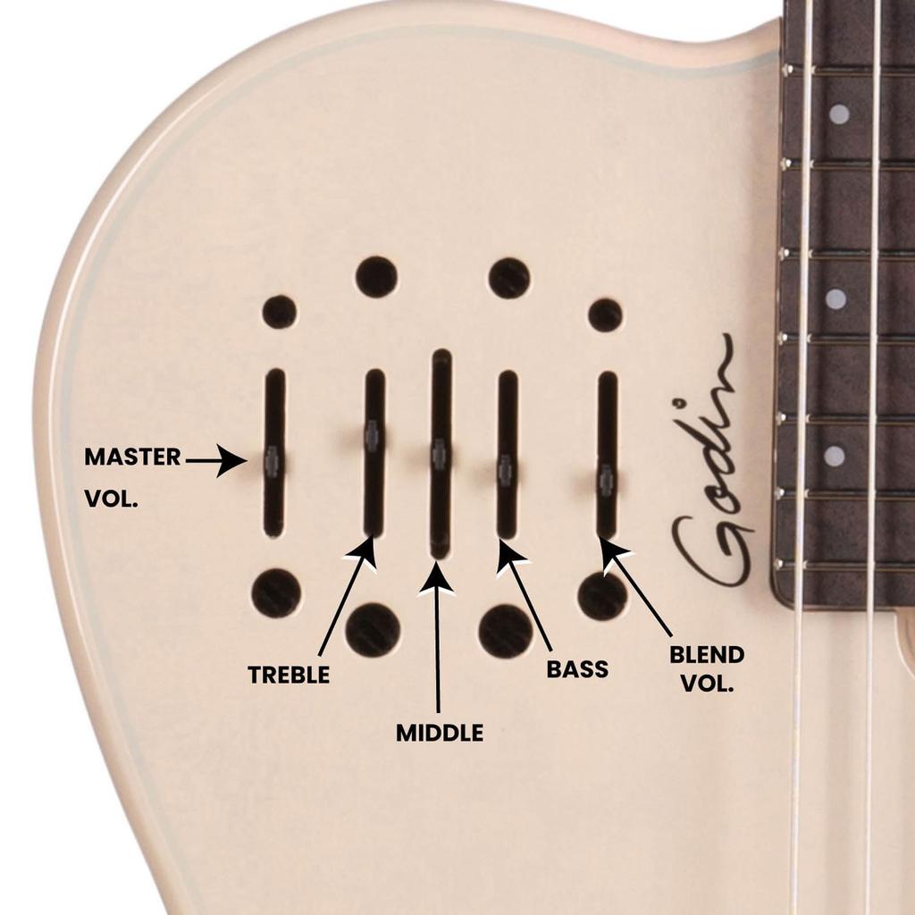 Godin Elegat Gitarre Nylongitarre Multiac Mundial Ozark Cream 52400 []