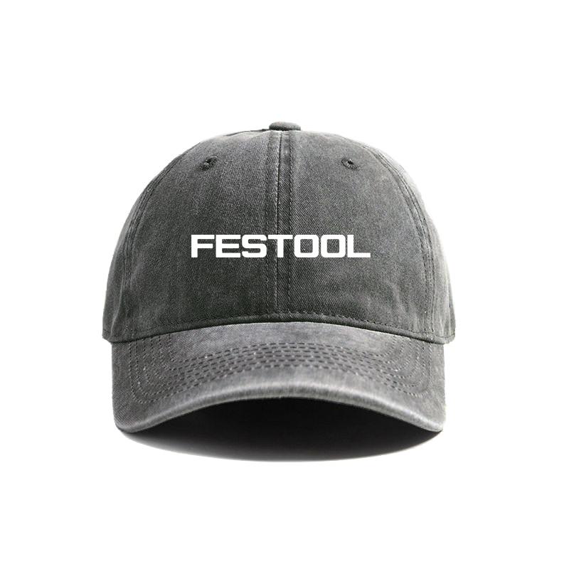 Festool Baseball Cap Distressed Hats Cap Unisex Retro Outdoor Summer Adjustable Hat MZ-135