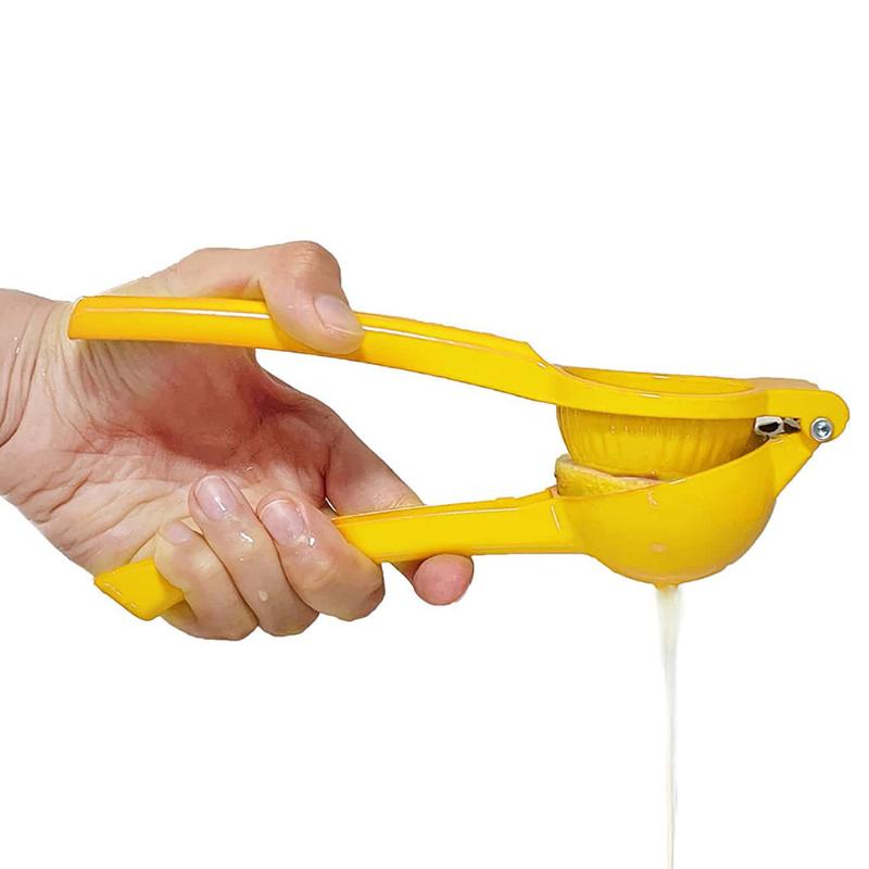1Pc Manual Fruit Juicer Aluminum Alloy Hand Pressed Lemon Squeezer Portable Kitchen Gadget For Easy Juicing