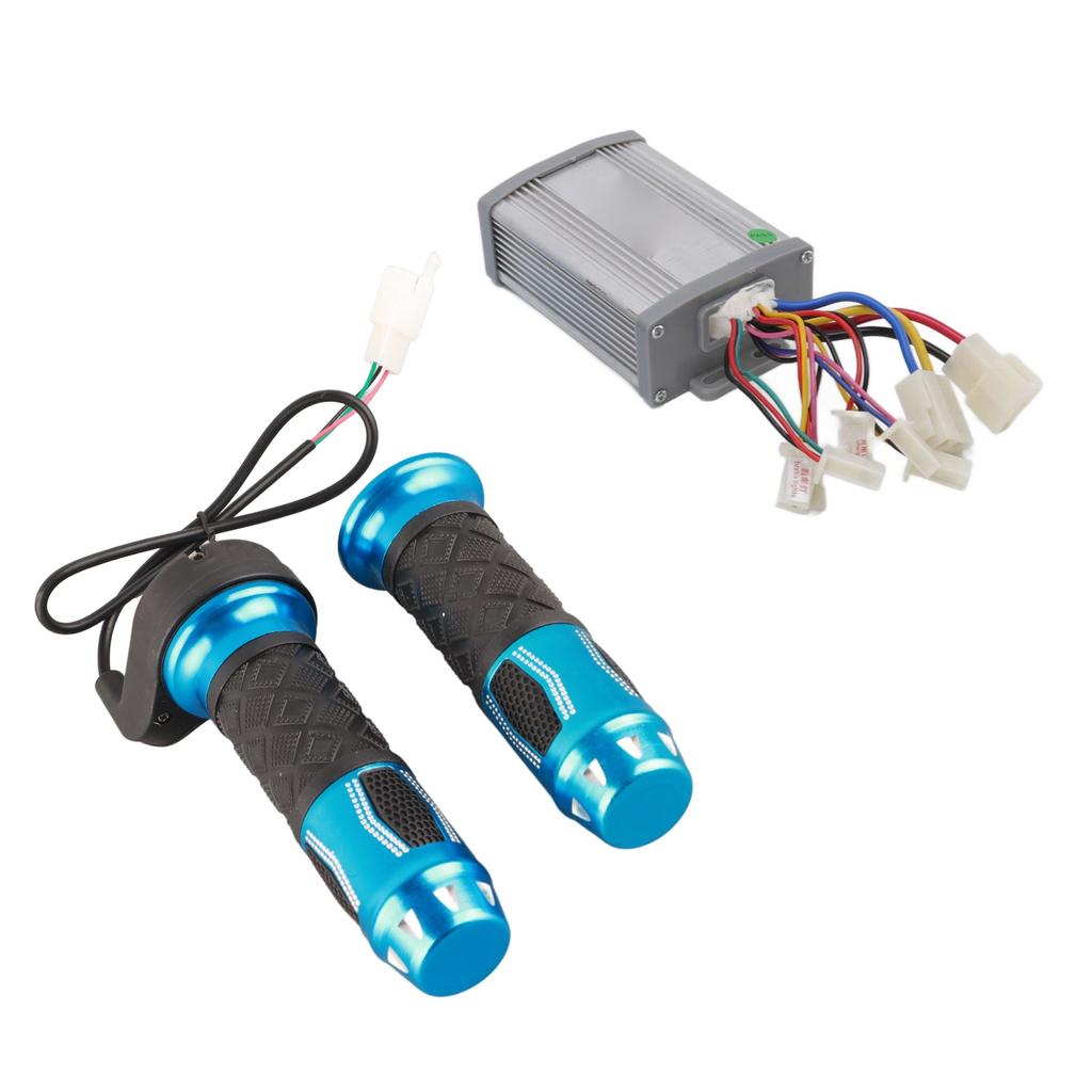 24V 800W Brush Motor Speed Controller with Throttle Grip for Scooter Electric Tricycle Bike