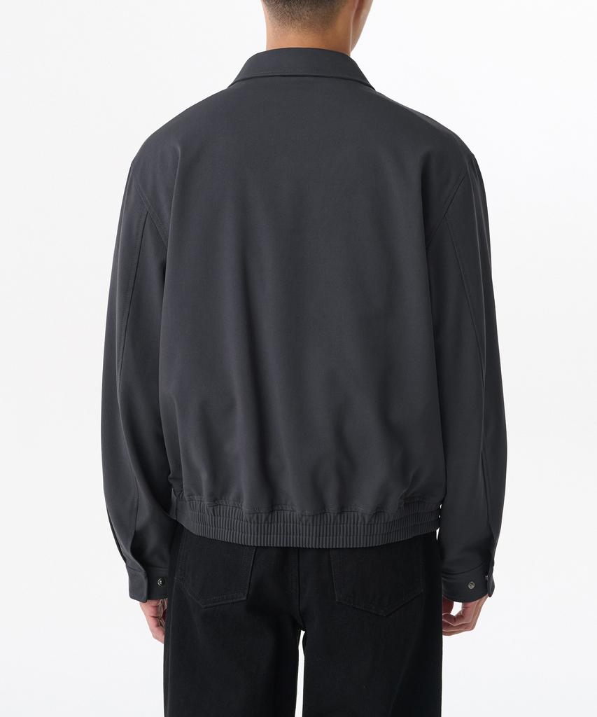 Musinsa Standard Relaxed Minimal Blouson Jacket [Iron Grey]