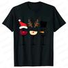 Christmas Wine T Shirts for Women Clothing Funny Cartoon Tshirts Kawaii Fashion Tshirt Tops Harajuku Womens YK Clothing