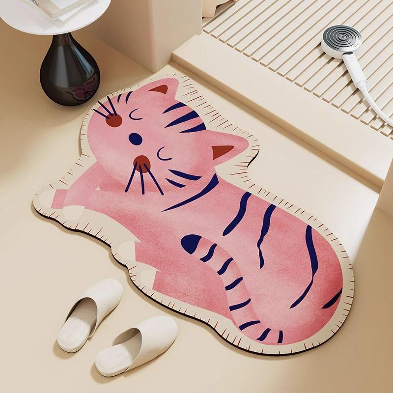

Bathroom absorbent floor mat, diatom mud cushion, toilet non-slip foot cushion, quick-drying and dirt-resistant customization 40X60cm 15.7X23.6in