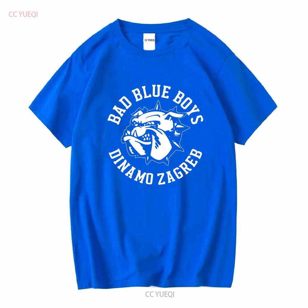 Dinamo Záhřeb Bad Blue Boys Tričko Ultras Chorvatsko dlouhý nebo krátký rukáv vintage Prané Unisex Pohodlná móda