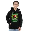 Black Widow Childrens/Kids Lucky Super Hero Heather Pull Over St Patricks Day Hoodie