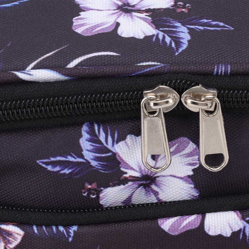 Insulated Lunch Bag Waterproof Large Capacity Portable Cooling Lunch Box Bag for Outdoor Camping Travel Floral