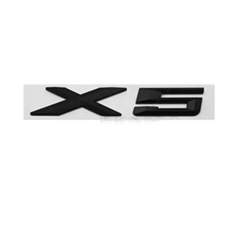 ABS Badge Car Body Sticker Trunk Emblem for BMW X1 X3 X5 X6 GT Logo E46 E90 E60 F10 F11 F20 F30 G01 G20 Auto Accessories