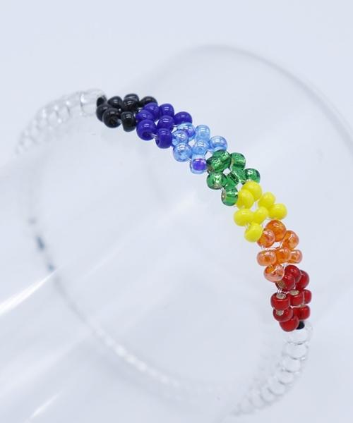 Bonbeau Rainbow Flower Beads Bracelet