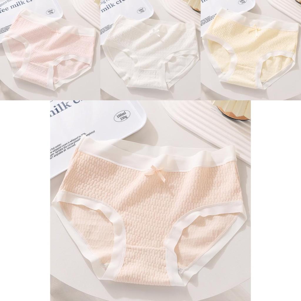 Sweet Japanese Style Cotton Underwear For Girls With Breathable Midrise Design In Colorful Patterns