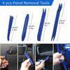 5-Piece Car Audio/Interior Panel Removal Tool Set: 4 Pry Bars & 6-Inch Screwdriver