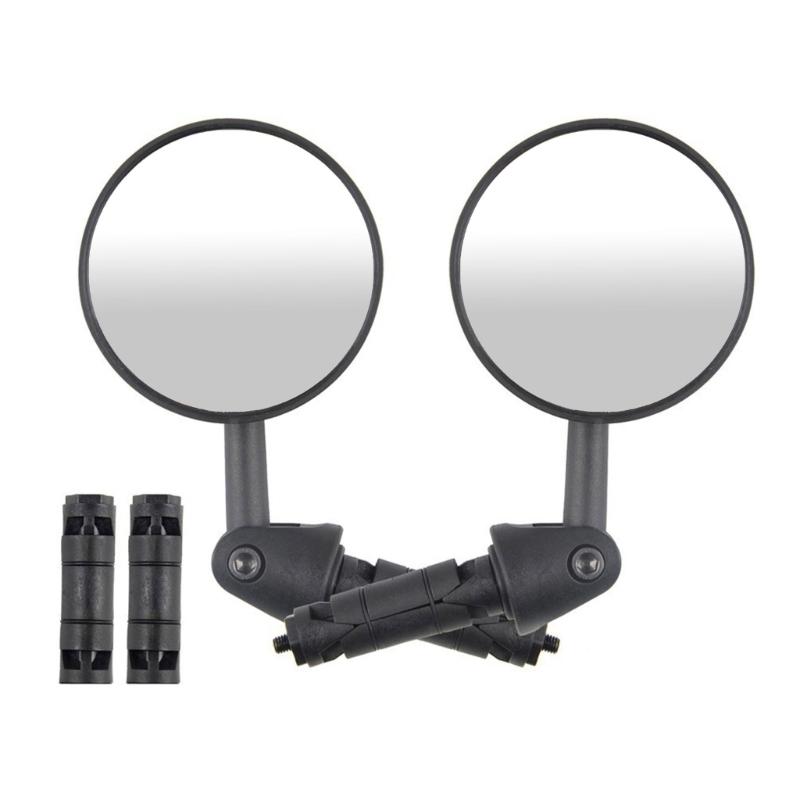 Universals Bike Handlebars Mirror with Shockproofed Folding and Wide Angles View for Mountain Bike
