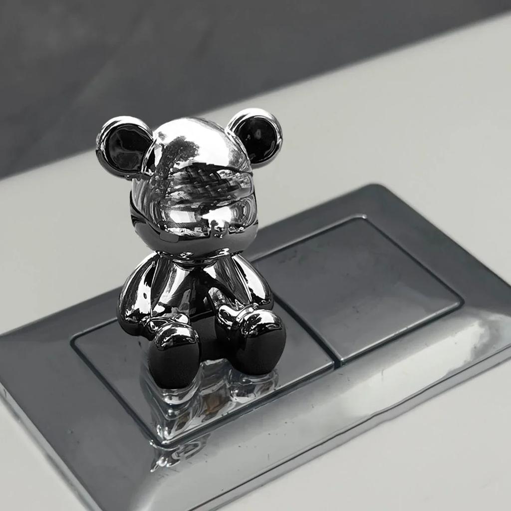 Broken Heart Shape Toilet Presser Self-Adhesive Rabbit Toilet Press Button Nail Protector Toilet Lid Handle Tank Flush Button