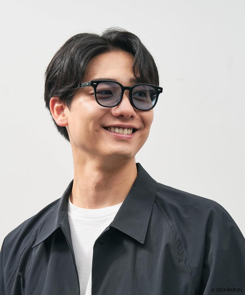[Zoff] Wellington-style MARVEL Spider-Man Sunglasses (Black)  Marvel, Unisex, UV Protection, Stylish, SPIDER-MAN Goods [ZA241G1414E1 ZA241G14-14E1]