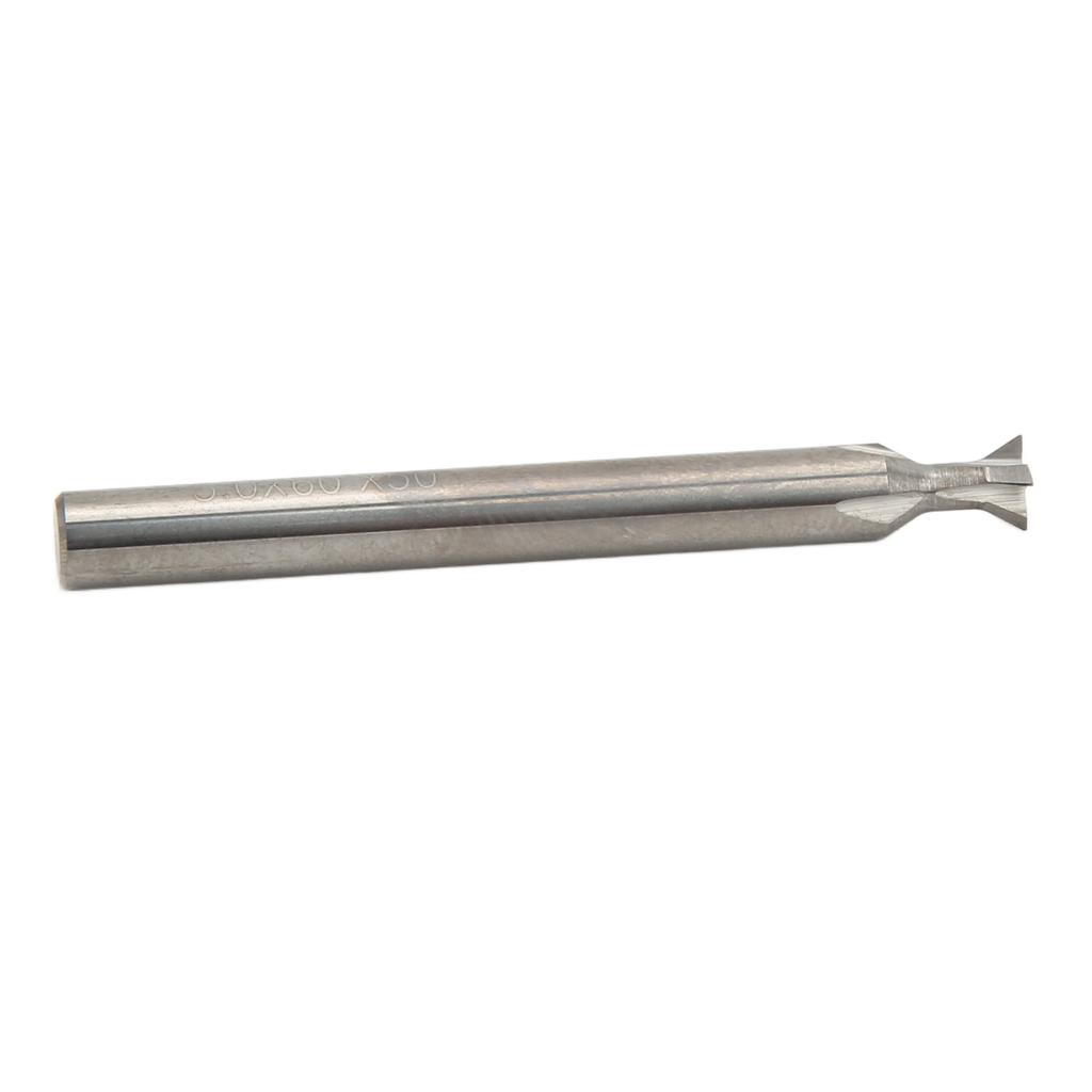 Dovetail End Mill Cutter High Hardness Alloy 5mm 4 Flutes Fast Drilling Milling Cutter for Industry