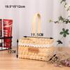 Handmade Hand Woven Basket Paper Vine Handheld Flower Basket  For BJD Dolls/for Ob11 Dolls
