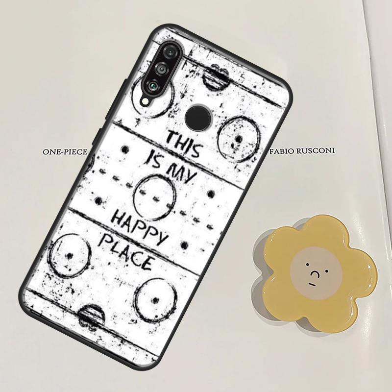 Ice Hockey Rink For Huawei Nova Y60 Y70 Y90 Y61 Y91 3i 7i 8i 11i Nova 9 10 SE 11 Pro P20 P40 P30 Lite Case