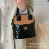 Rhombus Chain Bag Women's 2025 New Trendy Fashion High Sense Portable Shoulder Bag Versatile Messenger Bag