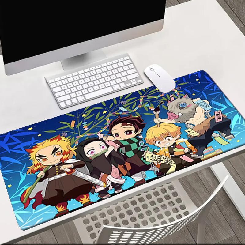 Anime Slayer Characters   Mouse pad Office Desk Mat, Gaming Mouse Pad Mousepad, keyboard pad,Heavy-Duty Non-Slip Rubber Backing, Gift