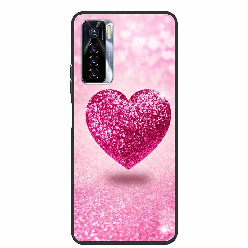 For Tecno Camon 17 Pro Cases 17P 17 Soft TPU Silicone Phone Cover for Tecno Camon 17P Back Cover Bumper Fundas Camon17 CG7n Capa