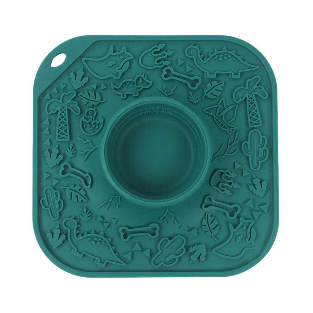 Pet Lick Silicone Mat Dogs Slow Food Plate for Dog Bathing Distraction Silicone Dog Sucker Food Training Dog Feeder Supplies