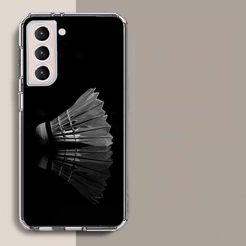 Badminton Sport Phone Case For Samsung A16 A26 A36 A56 A17 A15 A25 A35 A55 A14 A24 A34 A54 A04S A05S Galaxy Note 20 10 9 8 A9 A8
