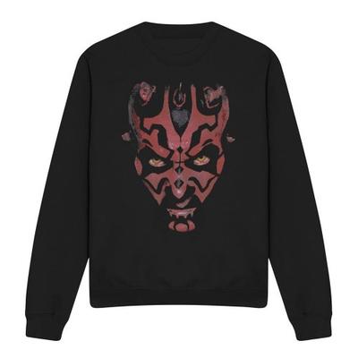 Unisex Adult Darth Maul Face Sweatshirt
