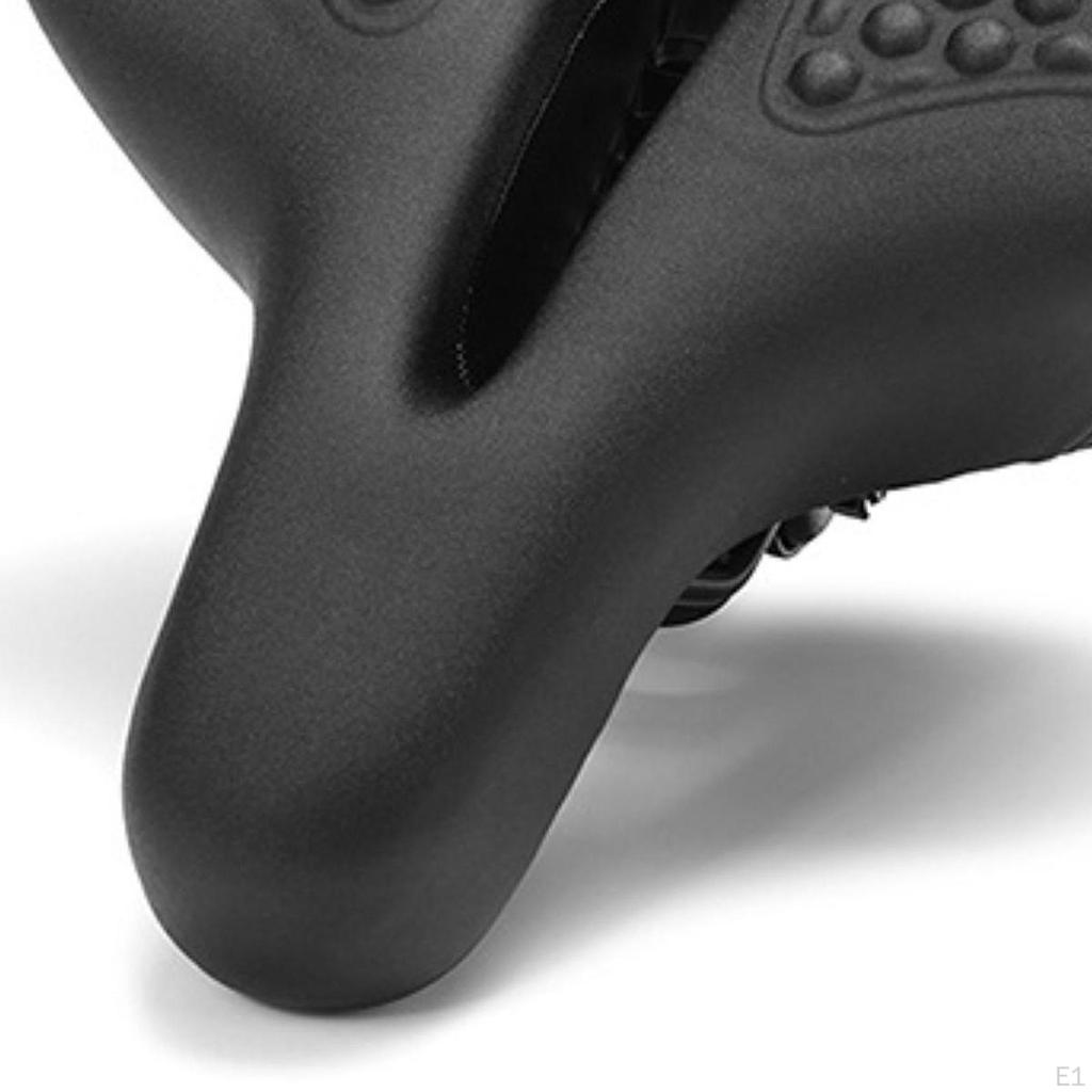 Comfort Bicycle Seat Cushion Thicken Universal Fit PU Leather Ergonomic Tricycle Saddle