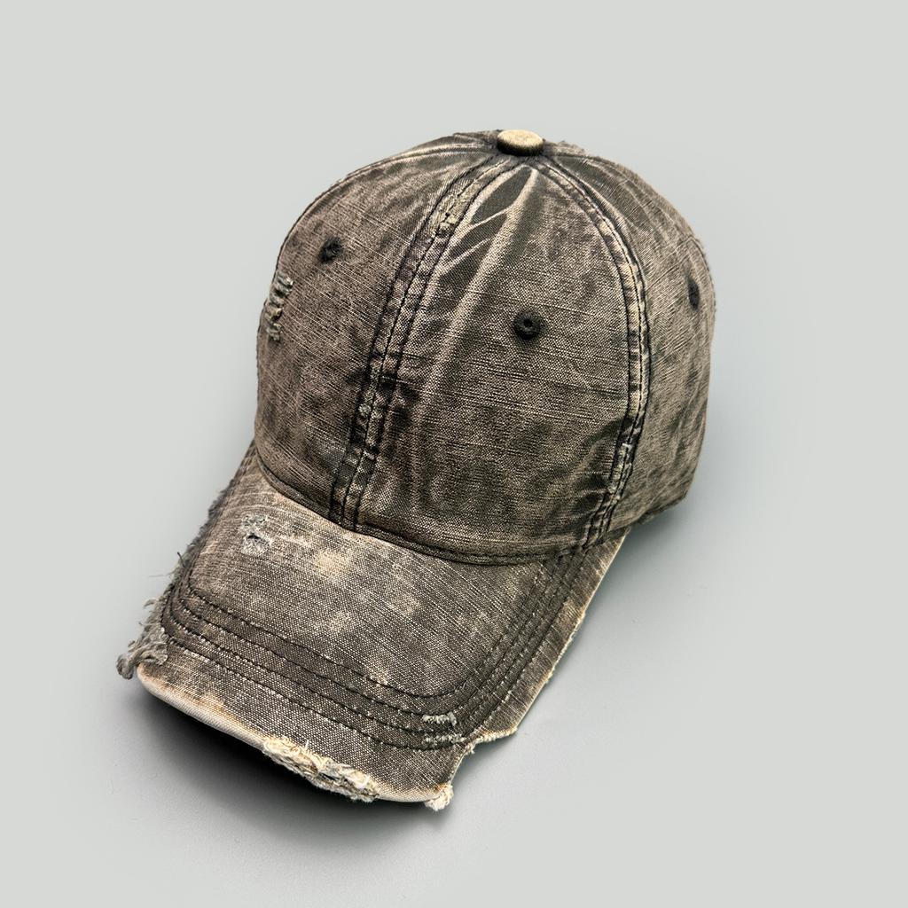 Zerrissene Wind Tie-Dye Lücke Baseballkappe Herren- und Damen-Sonnenschutz Persönlichkeit Retro Street Outdoor-Kappe