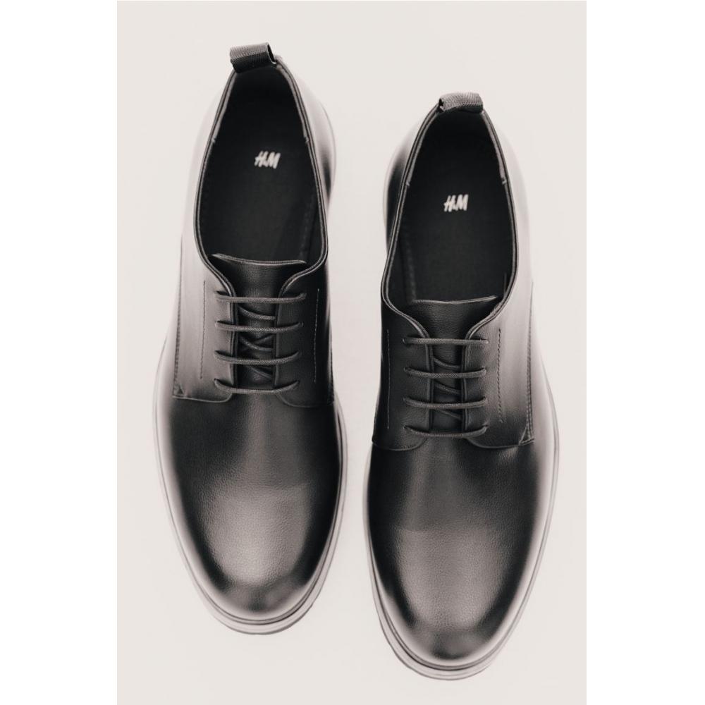 

Туфли HM Chunky Derby черного цвета