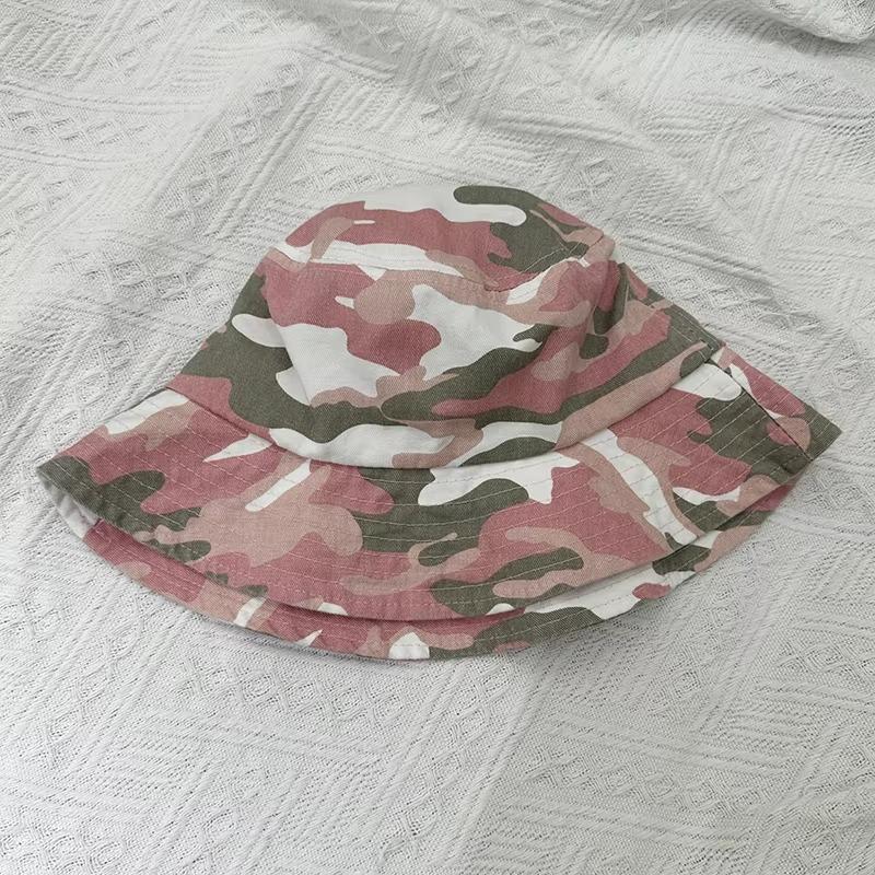 1 Pezzo Cappello a Secchiello Mimetico in Cotone Lavato per Uomo e Donna Viaggio all'Aperto Cappellino Parasole Casuale Cappelli Panama Pescatore Bob