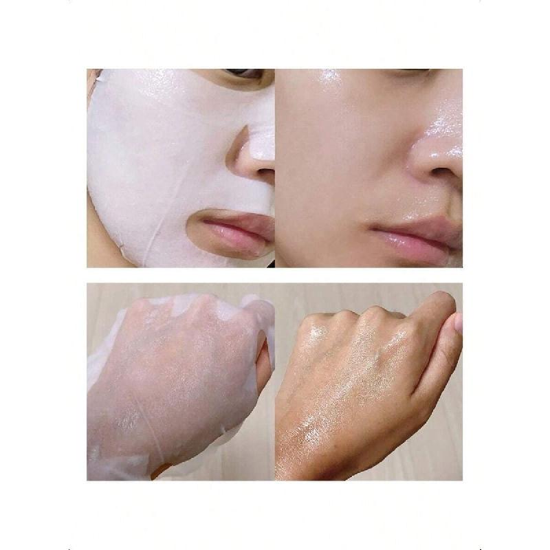 Beplain Chamomile Intense Moisturizing Facial Mask 5ea, Hydrating & Soothing Sheet Mask For Sensitive, Dry Skin | Vegan | Elasticity Improvement