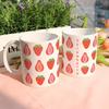 ce177-Design Mug 2p-Strawberry Pattern