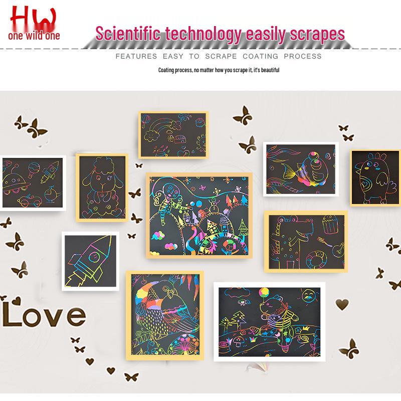 Kindergarten Art Supplies: Handmade Projects for Middle and Big Class Decorations.